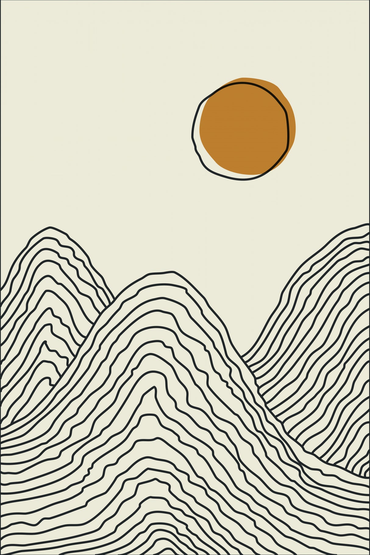Boho Sunset Series #2 Poster och Canvastavla