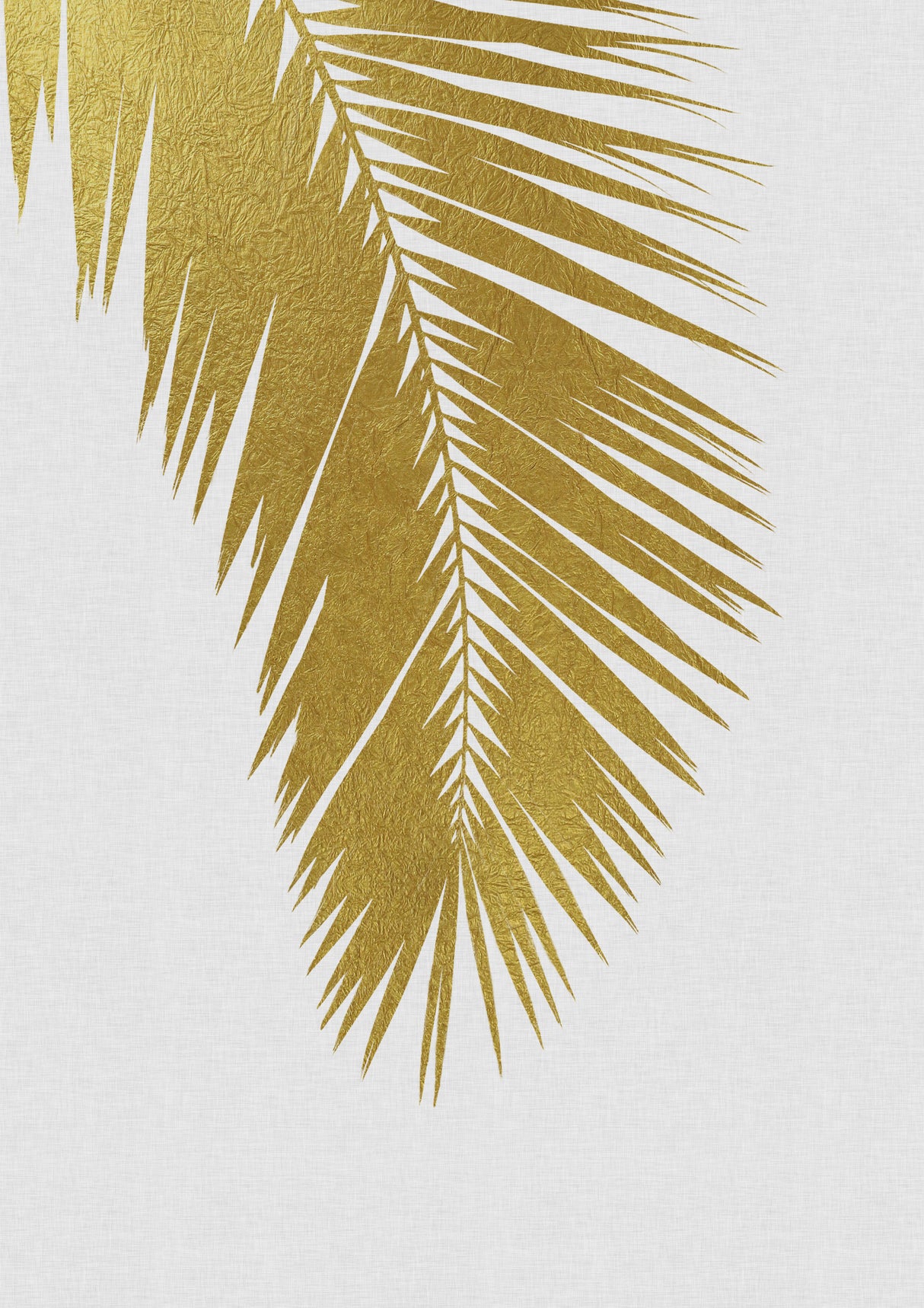 Palm Leaf Gold I Poster och Canvastavla