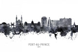 Port-au-Prince Haiti Skyline Poster och Canvastavla