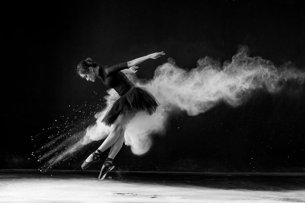 Jumping Ballerina Poster och Canvastavla