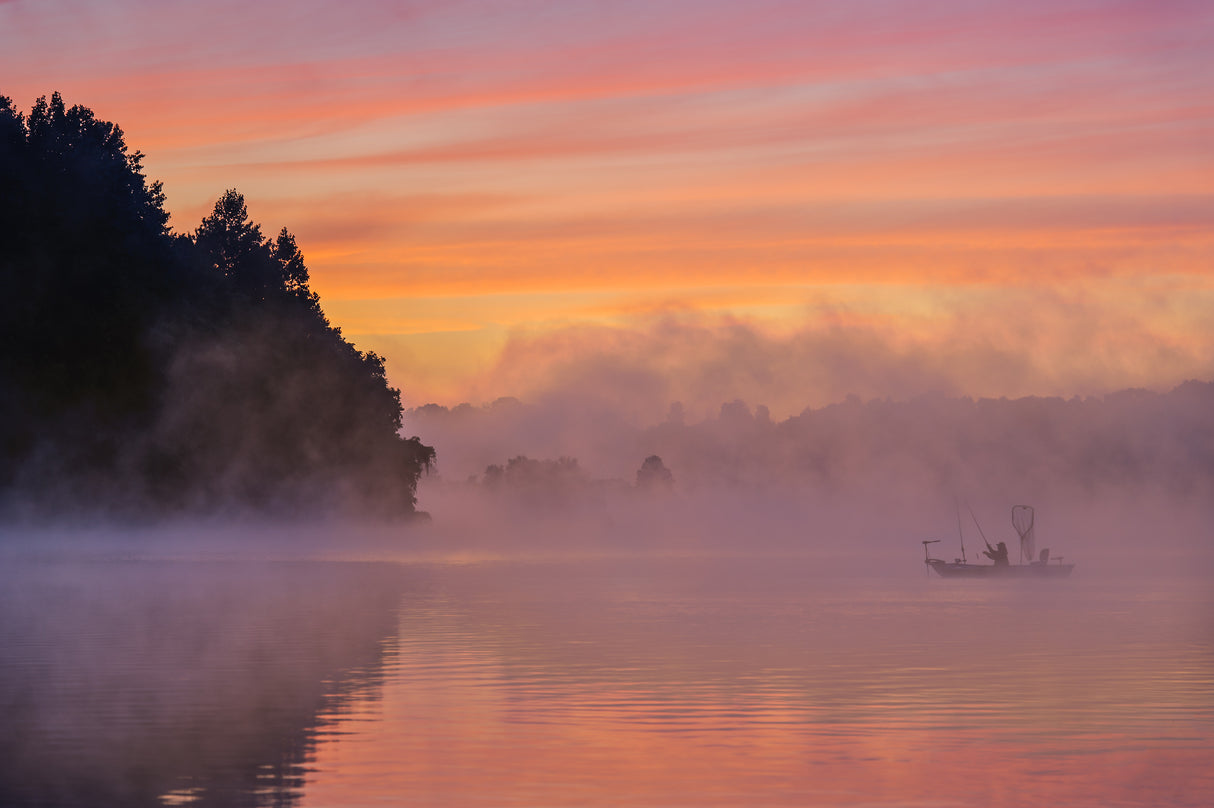 Morning Fishing Poster och Canvastavla