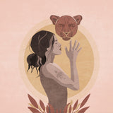 Meditation With Tiger Poster och Canvastavla
