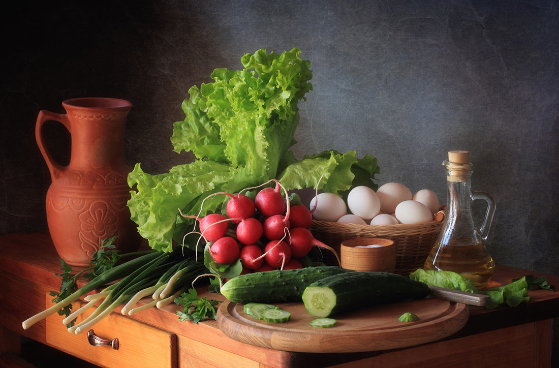 Still life with vegetables Poster och Canvastavla