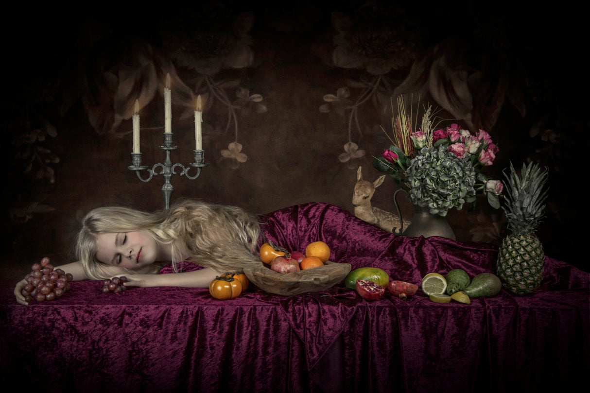 My still life of a sleeping beauty Poster och Canvastavla