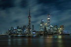 Bund In The Evening Poster och Canvastavla