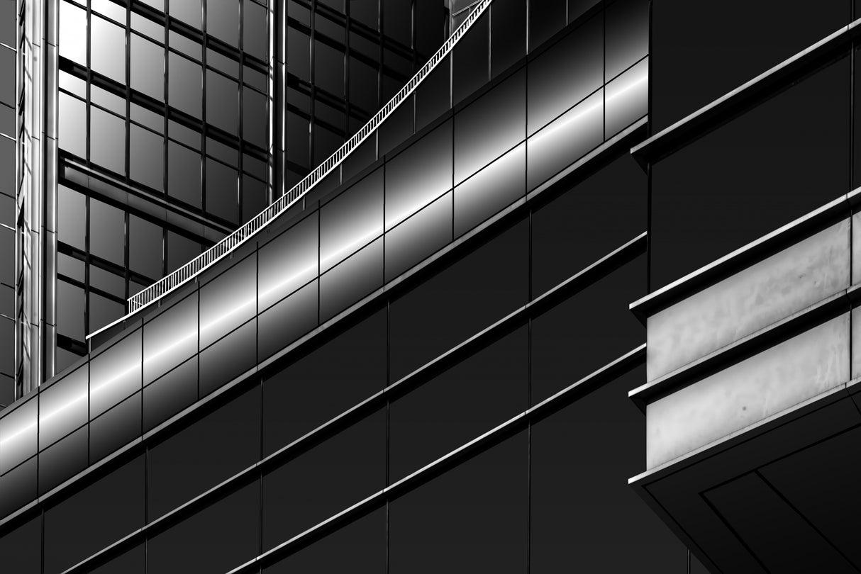 Lines and curtainwall Poster och Canvastavla