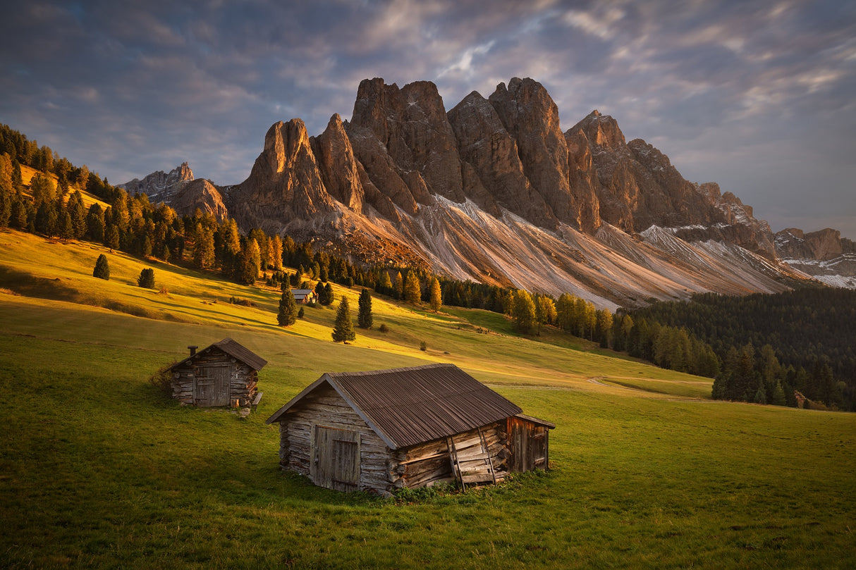 Alpine evening Poster och Canvastavla