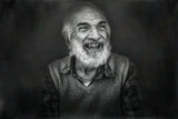 Old Man's Smiling Poster och Canvastavla