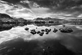 Lochan na h-Achlaise in Black in White #1 Poster och Canvastavla