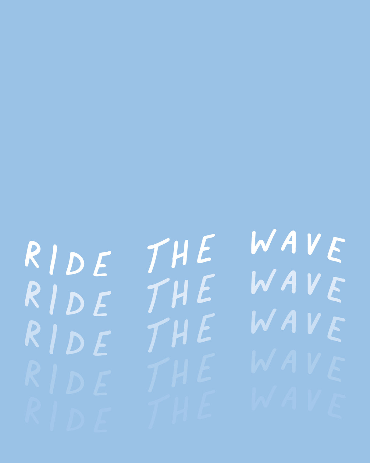 Ride the Wave Poster och Canvastavla