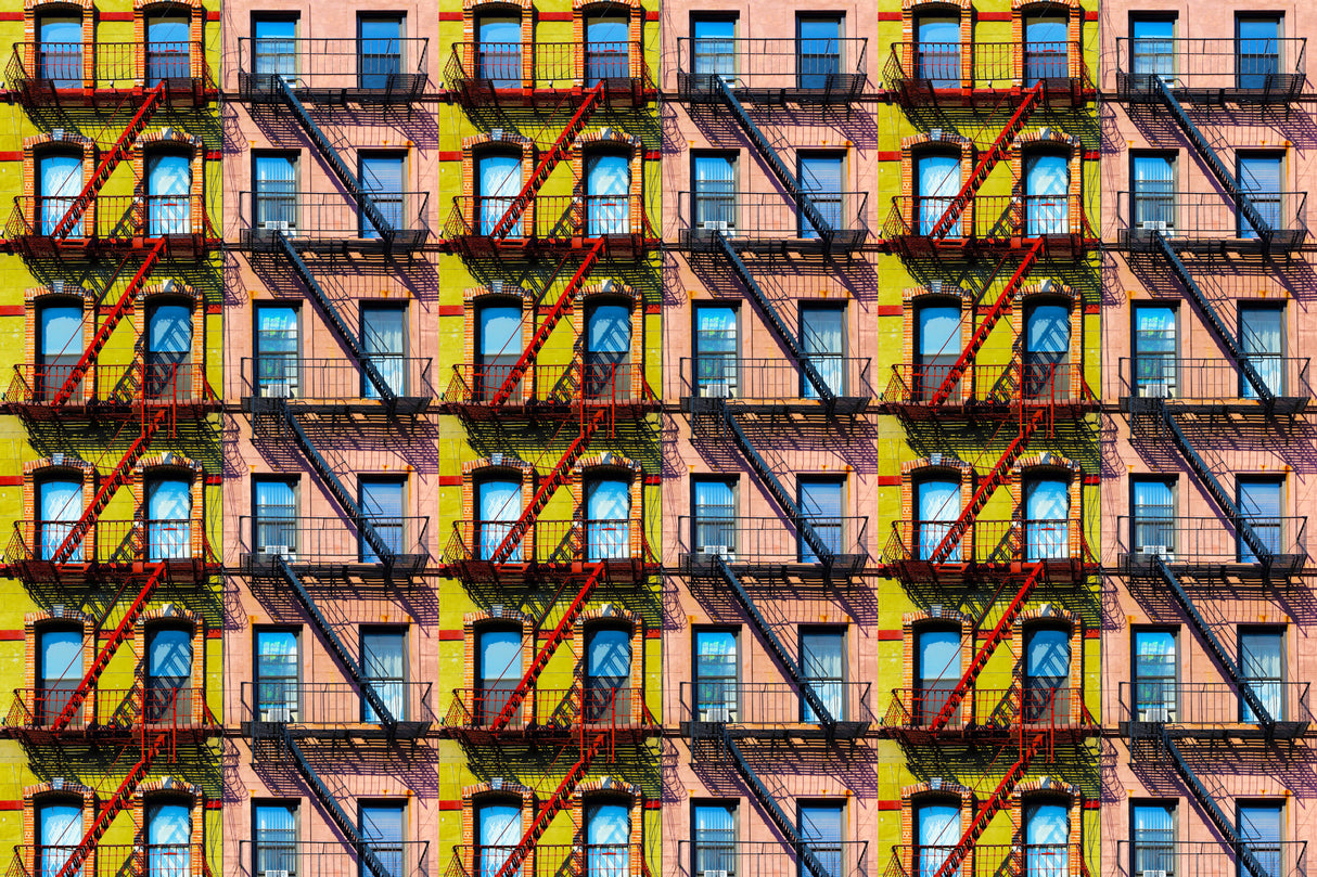 New York Windows Poster och Canvastavla
