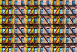 New York Windows Poster och Canvastavla