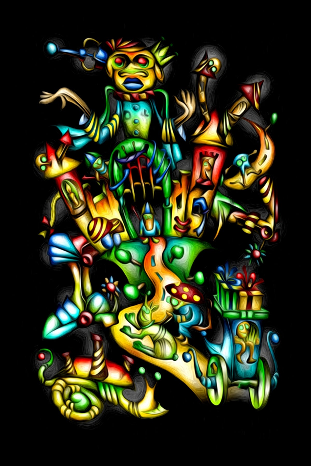 Mushroom cabbie 2 - ugly princess Poster och Canvastavla