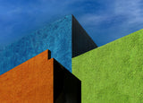 Facade of the old school - Ramat Gan Poster och Canvastavla