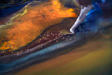 Flying Over Lake Magadi - 4 Poster och Canvastavla