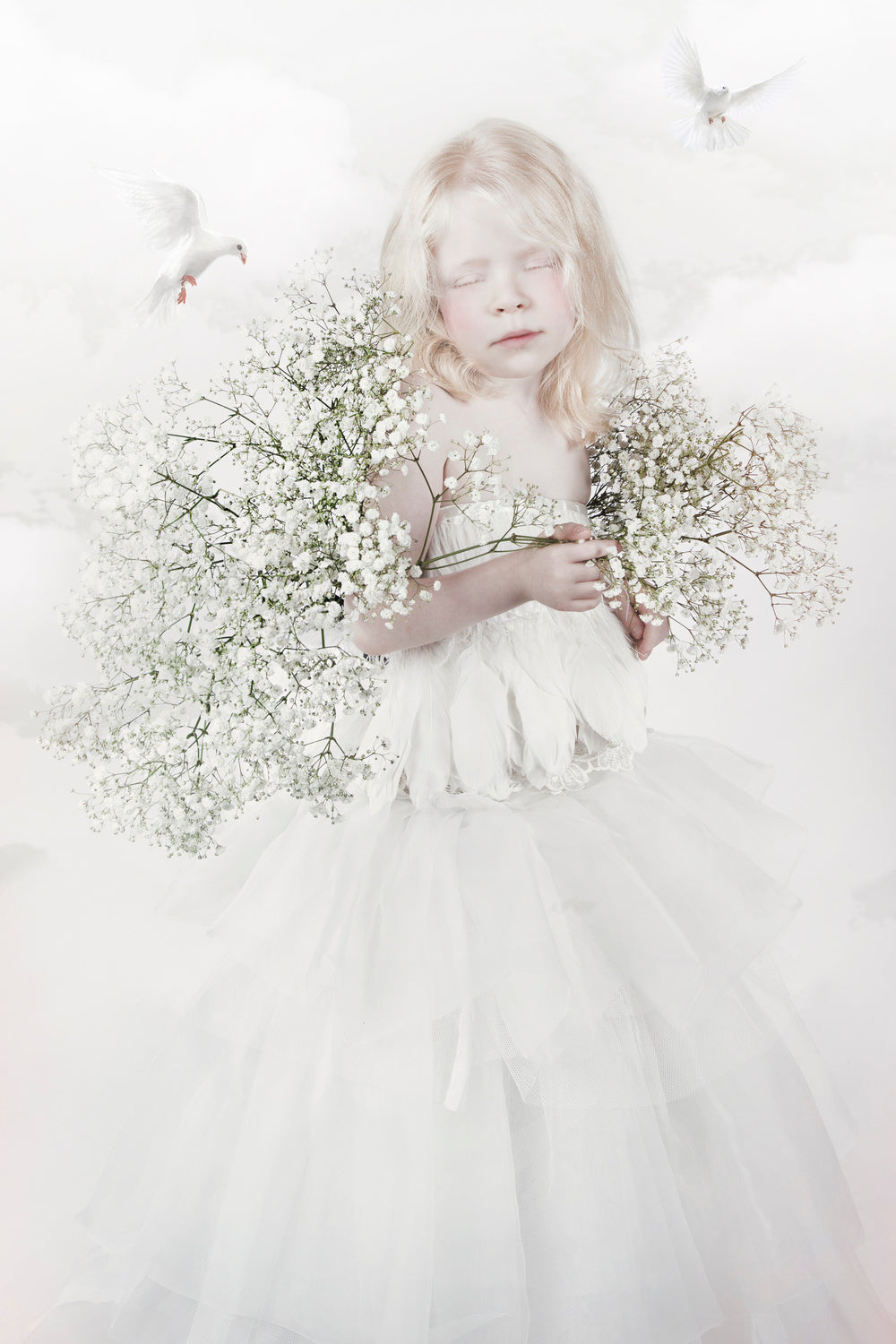 little albino girl Poster och Canvastavla