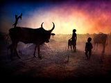 The children of Mundari Poster och Canvastavla