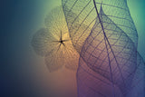 Patchwork of Flowers and Leafs Poster och Canvastavla