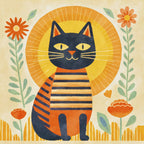 Happy Cat Iii Poster och Canvastavla