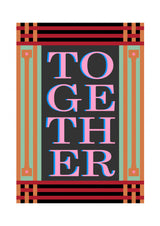 Together Black Poster och Canvastavla