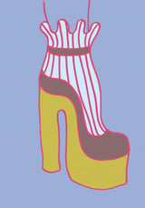 Yellow Heel 01 Poster och Canvastavla