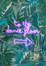 Dance Floor Right Poster och Canvastavla