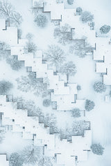 Pattern of Roofs Poster och Canvastavla