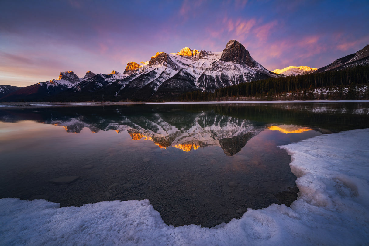 Canmore Haling Peak Poster och Canvastavla