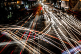 Light trails Poster och Canvastavla