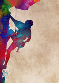 Mountaineer Sport Art 15 Poster och Canvastavla