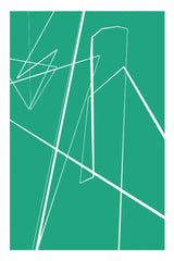 Angular Lines No 8 Poster och Canvastavla
