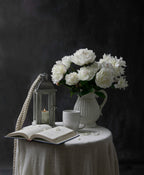 White Peony Poster och Canvastavla