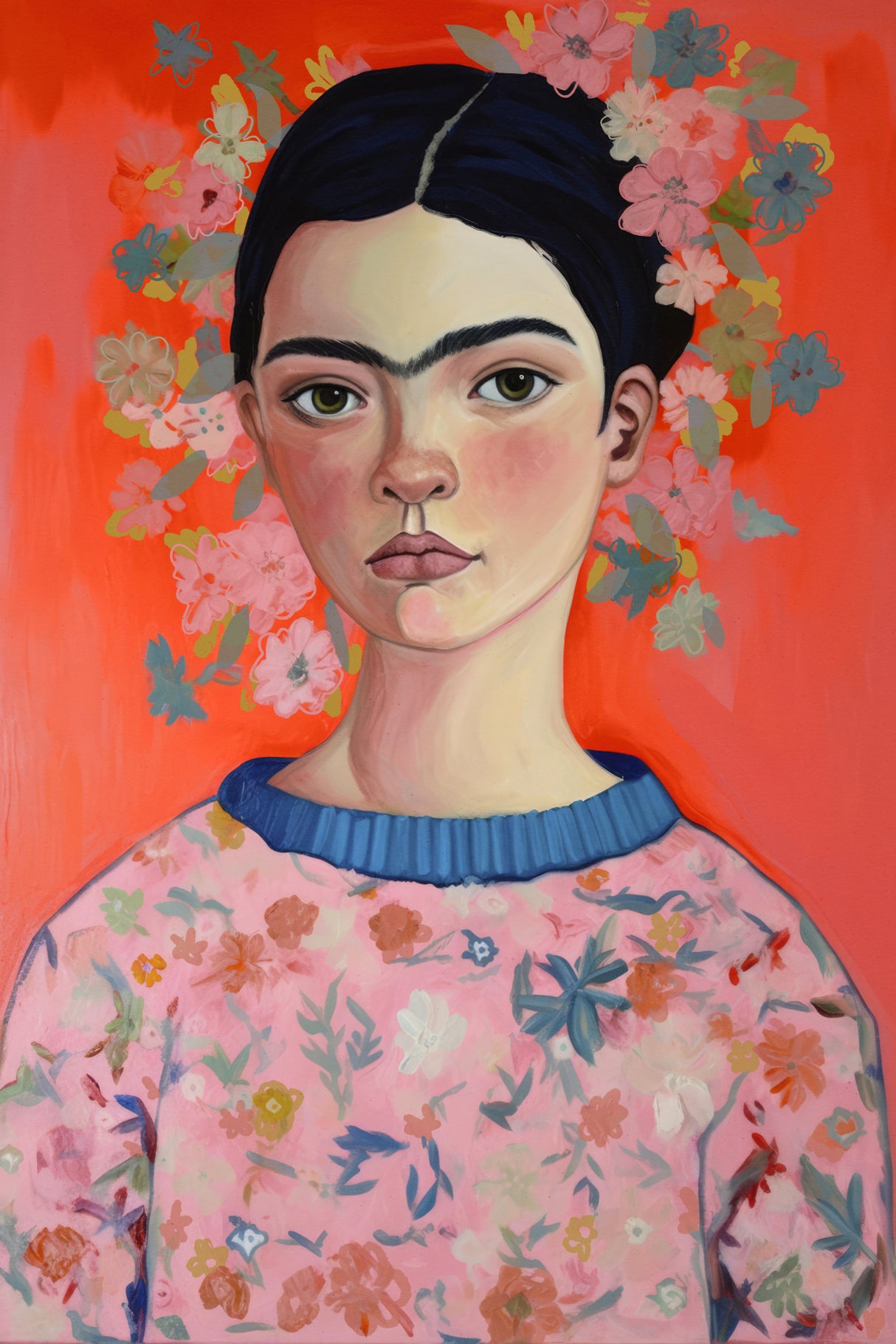 Young Frida Poster och Canvastavla