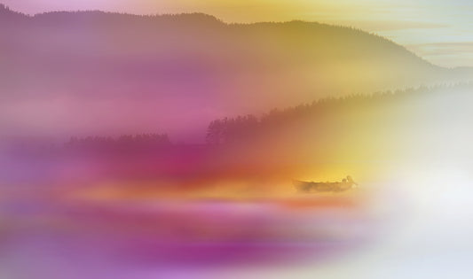 Watercolor seascape Poster och Canvastavla