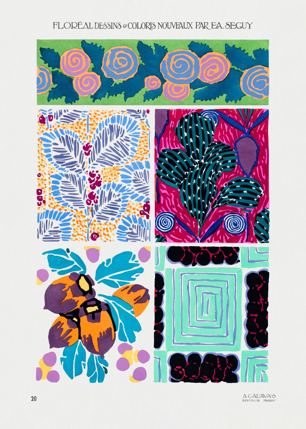 Pattern 20 Poster och Canvastavla