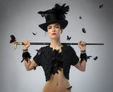 Lady Butterfly V Poster och Canvastavla