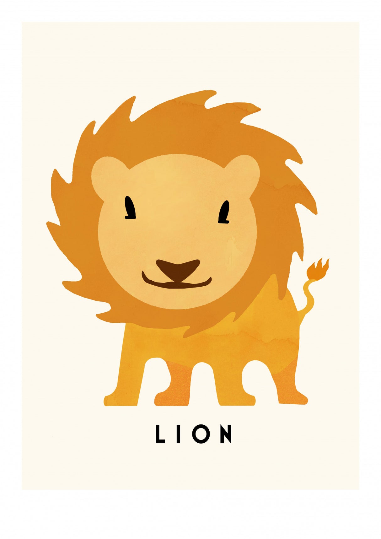 Lion Poster och Canvastavla