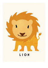 Lion Poster och Canvastavla