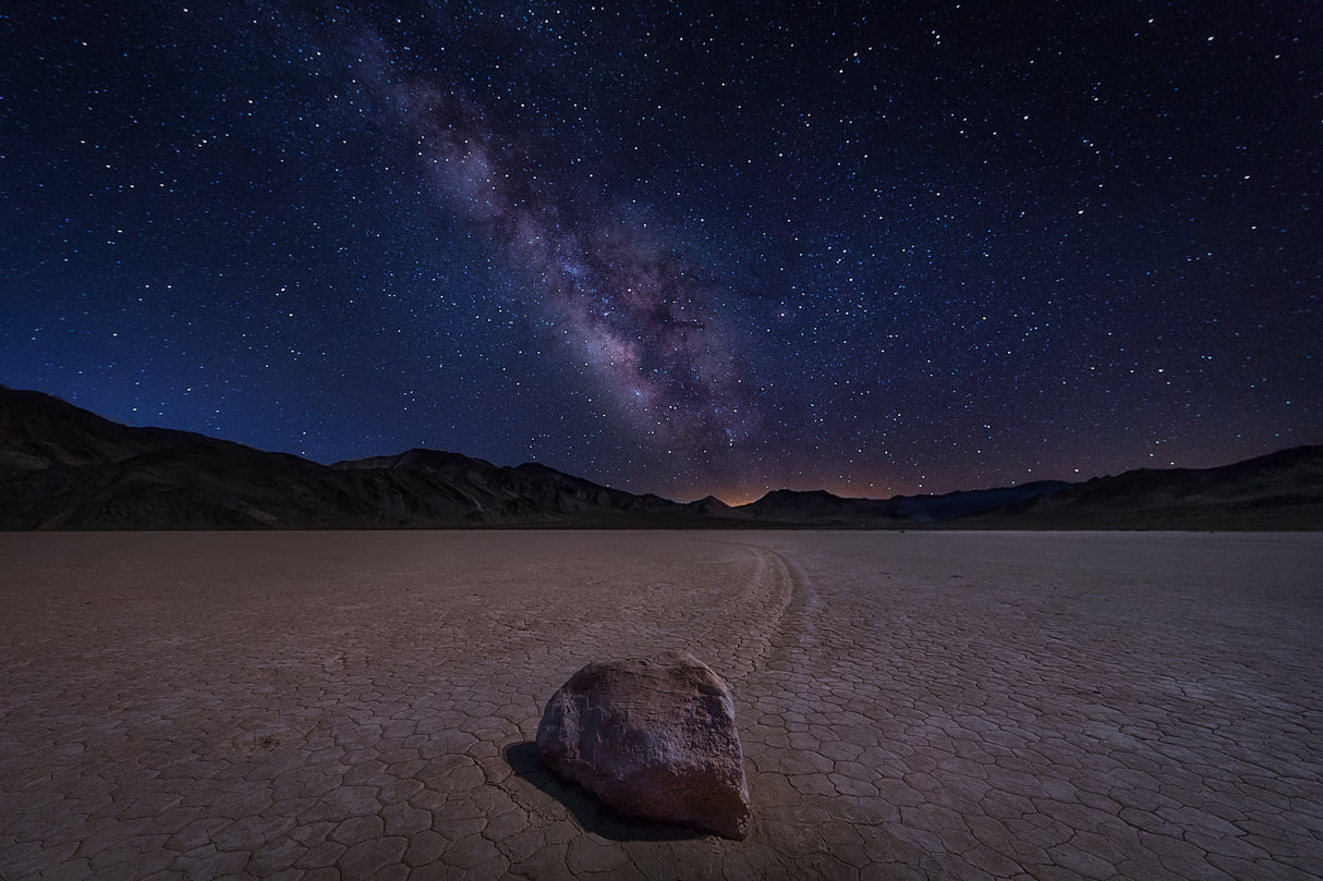 Racetrack to Milky Way Poster och Canvastavla