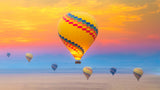 Balloons Safari Savanna Poster och Canvastavla