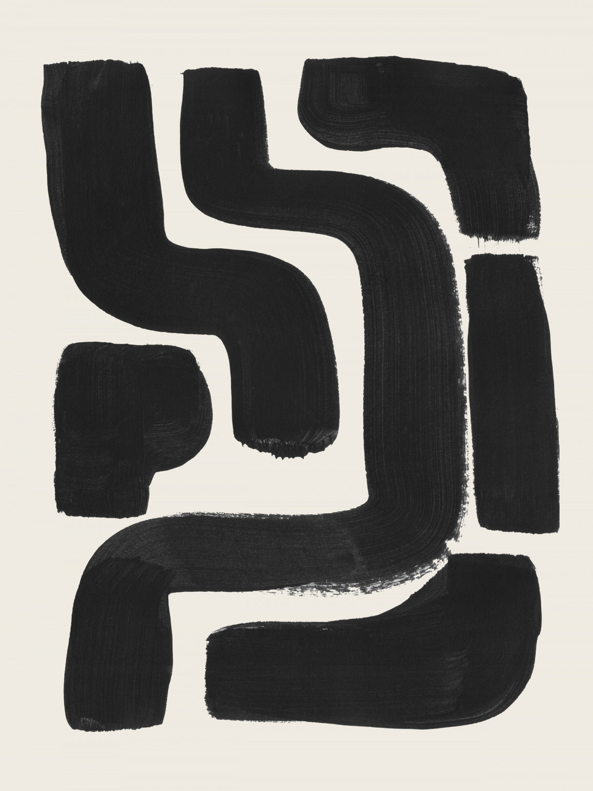 Ink Maze Poster och Canvastavla