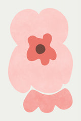 Pink Viola Flower Poster och Canvastavla