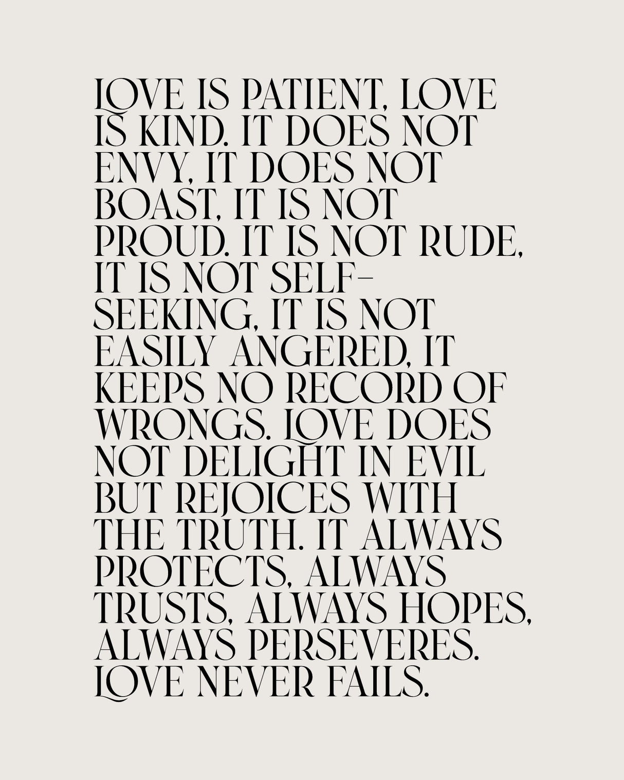 Love Is Poster och Canvastavla