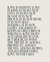 Love Is Poster och Canvastavla