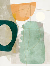 Nature Friendly Terracotta 2 Aquarell Kopie Poster och Canvastavla