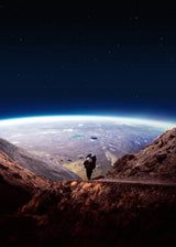 Mars Hiking Poster och Canvastavla