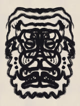 Tiger Totem Portrait Poster och Canvastavla