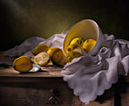 Still life with lemons Poster och Canvastavla