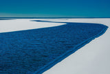 River on the Lake Poster och Canvastavla