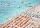 Positano Beach Poster och Canvastavla
